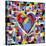 Mosaic Heart II-Carolee Vitaletti-Stretched Canvas