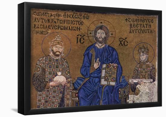 Mosaic in Hagia Sophia-null-Framed Poster