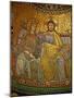 Mosaic in the Apse with Christ and the Virgin Mary-null-Mounted Giclee Print