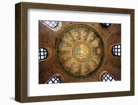 Mosaic in the Dome of the Arian Baptistery, 6th Century-null-Framed Photographic Print