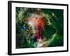 Mosaic Is of the Soul Nebula, Also Known As the Embryo Nebula, IC 1848, Or W5-Stocktrek Images-Framed Photographic Print