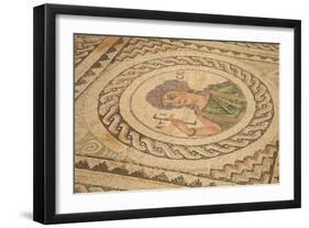 Mosaic, Kourion, Cyprus, Europe-Neil Farrin-Framed Photographic Print