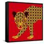 Mosaic Leopard-null-Framed Stretched Canvas