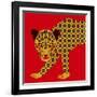 Mosaic Leopard-null-Framed Giclee Print