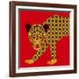 Mosaic Leopard-null-Framed Giclee Print