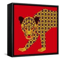 Mosaic Leopard-null-Framed Stretched Canvas