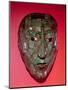 Mosaic Mask, from Palenque, Chiapas-Mayan-Mounted Giclee Print