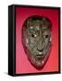 Mosaic Mask, from Palenque, Chiapas-Mayan-Framed Stretched Canvas