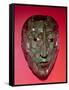 Mosaic Mask, from Palenque, Chiapas-Mayan-Framed Stretched Canvas