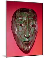 Mosaic Mask, from Palenque, Chiapas-Mayan-Mounted Giclee Print