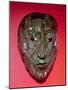 Mosaic Mask, from Palenque, Chiapas-Mayan-Mounted Giclee Print