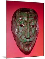 Mosaic Mask, from Palenque, Chiapas-Mayan-Mounted Giclee Print