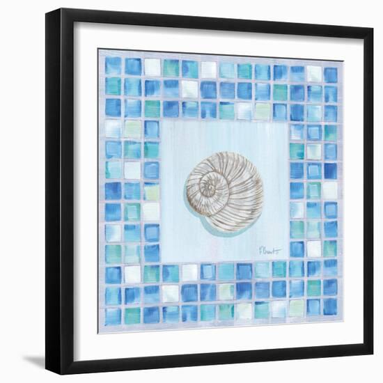 Mosaic Moonshell-Paul Brent-Framed Art Print