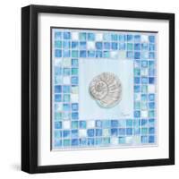 Mosaic Moonshell-Paul Brent-Framed Art Print