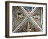 Mosaic Niches and Statues, Detail of Frescoes by Girolamo Romanino-null-Framed Giclee Print