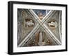 Mosaic Niches and Statues, Detail of Frescoes by Girolamo Romanino-null-Framed Giclee Print