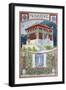 Mosaic Of A Fancy Home- 1905- Rene Binet-Cesar Ojeda-Framed Art Print