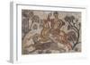 Mosaic of a Panther from the Roman Villa of Las Tiendas, Merida, Spain-null-Framed Giclee Print