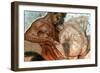 Mosaic of a Satyr and Nymph, House of Faun, Pompeii, Italy-null-Framed Premium Giclee Print