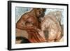 Mosaic of a Satyr and Nymph, House of Faun, Pompeii, Italy-null-Framed Giclee Print