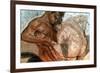 Mosaic of a Satyr and Nymph, House of Faun, Pompeii, Italy-null-Framed Premium Giclee Print