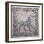 Mosaic of a Unicorn, 13th c. National Museum, Ravenna, Italy-null-Framed Art Print