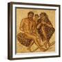 Mosaic of Berbers in Chains, from Judicial Basilica or Great Basilica, Tipasa, Algeria-null-Framed Giclee Print