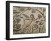 Mosaic of Cherubs Harvesting Wine, from Algeria-null-Framed Giclee Print