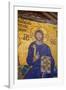 Mosaic of Christ, Interior of Hagia Sophia-Neil Farrin-Framed Photographic Print