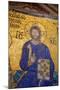 Mosaic of Christ, Interior of Hagia Sophia-Neil Farrin-Mounted Photographic Print