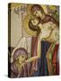 Mosaic of Christ's Death at the Church of the Holy Sepulchre, Jerusalem, Israel, Middle East-Godong-Stretched Canvas