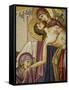 Mosaic of Christ's Death at the Church of the Holy Sepulchre, Jerusalem, Israel, Middle East-Godong-Framed Stretched Canvas