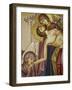 Mosaic of Christ's Death at the Church of the Holy Sepulchre, Jerusalem, Israel, Middle East-Godong-Framed Photographic Print