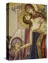 Mosaic of Christ's Death at the Church of the Holy Sepulchre, Jerusalem, Israel, Middle East-Godong-Stretched Canvas