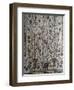 Mosaic of Craters, Vines and Millet Stalks, Theatrical Symbols, Uncovered in Oudna, Tunisia-null-Framed Giclee Print