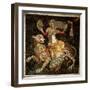 Mosaic of Dionysus Riding a Leopard circa 180 AD-null-Framed Giclee Print