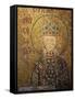 Mosaic of Empress Irene Holding a Scroll, Hagia Sophia, Istanbul, Turkey, Europe-Godong-Framed Stretched Canvas