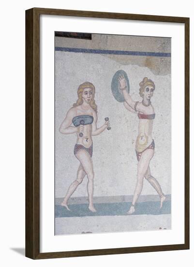 Mosaic of Girls in Bikinis-Bruno Morandi-Framed Photographic Print