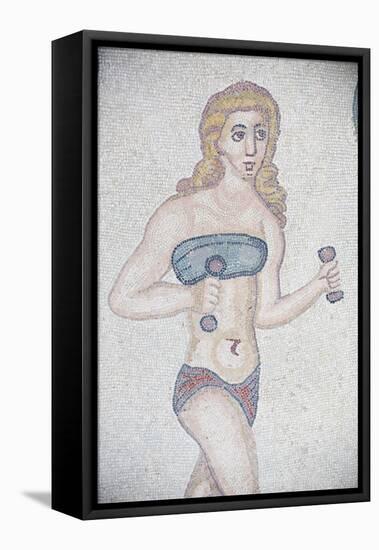 Mosaic of Girls in Bikinis-Bruno Morandi-Framed Stretched Canvas
