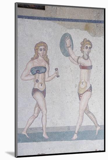Mosaic of Girls in Bikinis-Bruno Morandi-Mounted Photographic Print
