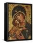 Mosaic of Greek Virgin, Annunciation Basilica, Nazareth, Galilee, Israel, Middle East-Godong-Framed Stretched Canvas