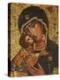 Mosaic of Greek Virgin, Annunciation Basilica, Nazareth, Galilee, Israel, Middle East-Godong-Stretched Canvas