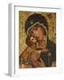 Mosaic of Greek Virgin, Annunciation Basilica, Nazareth, Galilee, Israel, Middle East-Godong-Framed Photographic Print