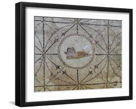 Mosaic of Hypnos, Greek God of Dreams, Risan, Kotor Bay, UNESCO World Heritage Site, Montenegro-Rolf Richardson-Framed Photographic Print