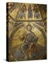 Mosaic of Jesus Christ in Baptistery of Duomo, Florence, Tuscany, Italy, Europe-Godong-Stretched Canvas