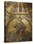 Mosaic of Jesus Christ in Baptistery of Duomo, Florence, Tuscany, Italy, Europe-Godong-Stretched Canvas