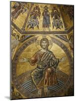 Mosaic of Jesus Christ in Baptistery of Duomo, Florence, Tuscany, Italy, Europe-Godong-Mounted Photographic Print