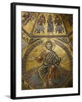 Mosaic of Jesus Christ in Baptistery of Duomo, Florence, Tuscany, Italy, Europe-Godong-Framed Photographic Print