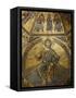 Mosaic of Jesus Christ in Baptistery of Duomo, Florence, Tuscany, Italy, Europe-Godong-Framed Stretched Canvas