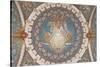 Mosaic of Mary, daughter of God, in Fourviere basilica, Lyon, Rhone, France-Godong-Stretched Canvas